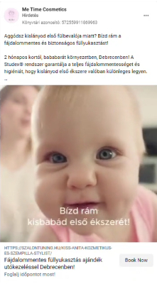 Facebook hirdetések szépségipari szolgáltatóknak